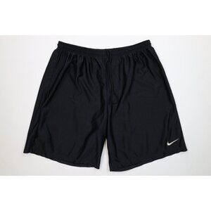 Vintage 90s Nike Mens 2XL XXL Faded Travis Scott Mini Swoosh Dazzle Shorts USA